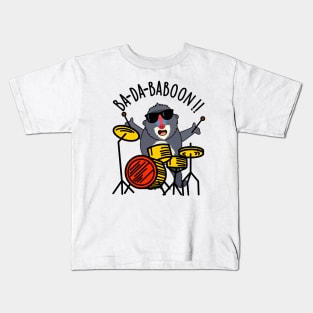 Ba-da-ba-boon Funny Monkey Baboon Pun Kids T-Shirt